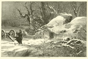 Quartieri invernali, in picchetto, febbraio 1864 da American School