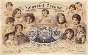 Bambini piccoli che pubblicizzano Imperial Granum