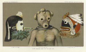 Maschere Zuni e Ko-Ye-Me-Shi