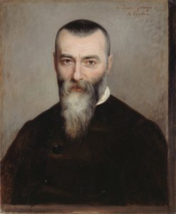 Ritratto di Alphonse Karr 1808-1890, 1865 da Amélie Burdin