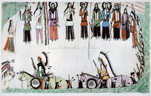 Smoothing the Place Dance, c. 1889-1913 da Amos Bad Heart Buffalo