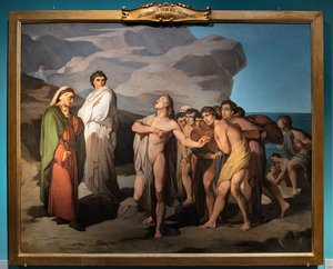 Dante e Casella da Amos Cassioli