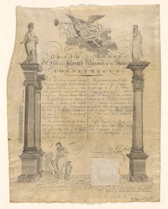 Certificato Massonico da Amos Doolittle