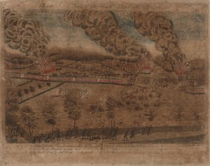 Le Battaglie di Lexington e Concord: Piastra I, La Battaglia di Lexington, 19 aprile 1775. Piastra II, Una Vista della Città di Concord. Piastra III: L