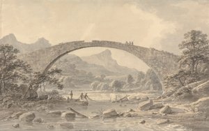 Pont Newydd vicino a Dolgelly da Amos Green