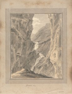 Veduta in Inghilterra, Scozia e Galles: Gordale Scar da Amos Green