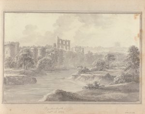 Vedute in Inghilterra, Scozia e Galles: Castello di Chepstow, 15 ottobre 1802 da Amos Green