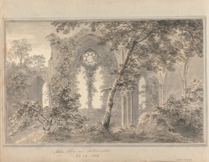 Vedute in Inghilterra, Scozia e Galles: Abbazia di Netley vicino a Southampton, 24 Luglio 1804 da Amos Green