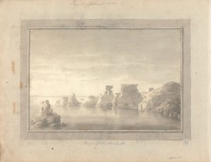 Vedute in Inghilterra, Scozia e Galles: Rovine del Castello di Dunbar, HG/Tour in Scozia