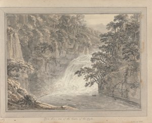 Vedute in Inghilterra, Scozia e Galles: Tour in Scozia; Corie Lin; una delle Cascate del Clyde da Amos Green