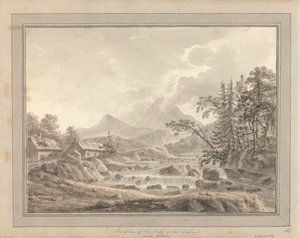 Vedute in Inghilterra, Scozia e Galles: Tour in Scozia; Giunzione del Lochy e del Dochart vicino a Killin