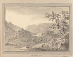 Vedute in Inghilterra, Scozia e Galles: Tour in Scozia; Vicino al lago Wyburn da Amos Green