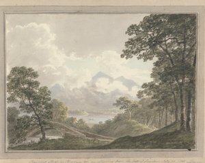 Vedute in Inghilterra, Scozia e Galles: Effetto transitorio su Skodow e c., al ritorno dalla cascata di Lowdoor, 30 luglio 1805 da Amos Green