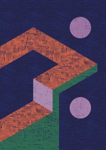 Illusione geometrica moderna da Amy Louise Baker