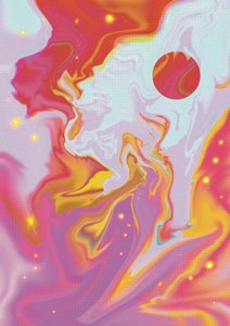 Il bagliore vivace e fluido del pianeta da Amy Louise Baker