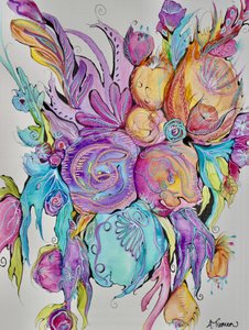 Fiori colorati da favola da Amy Tieman