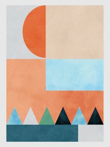 Spaces Bleu Triangolo