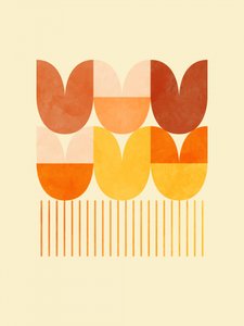 Primavera Mid Rhapsody Arancione 1 da Ana Rut Bre