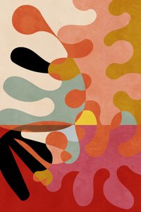 Colori caldi - Geometria Bauhaus 5