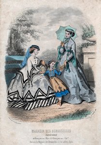 Rivista di moda francese "Magasin des Demoiselles", Parigi, 25 settembre