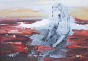 White Horse Red Energy da Anastasiia Grygorieva