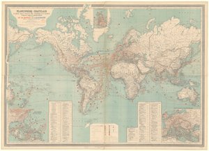 Mappa mondiale del vapore e dell