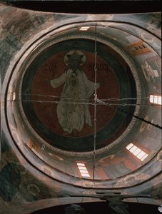 Jehovah. Dipinto della cupola nella Cattedrale di San Michele Arcangelo del Cremlino di Mosca, 1652-1666