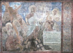La discesa agli inferi da Ancient Russian frescos