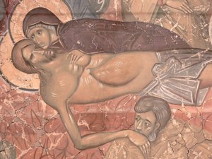 La sepoltura di Cristo, ca 1380 da Ancient Russian frescos