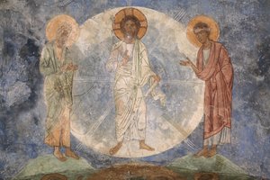 La Trasfigurazione di Gesù, XII secolo da Ancient Russian frescos