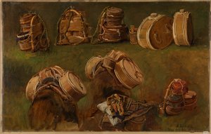Studio di basti e altri oggetti
