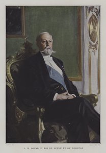 Oscar II, Re di Svezia e Norvegia da Anders Leonard (after) Zorn