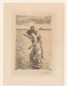 Il pilota da Anders Leonard Zorn (signed by artist)