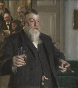 Un brindisi nella Società Idun da Anders Leonard Zorn