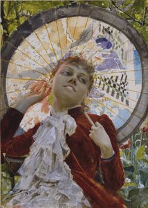 Castelli in aria, 1885 da Anders Leonard Zorn