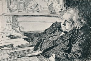 Joseph Ernest Renan 1823-1892, 1892, 1898 da Anders Leonard Zorn