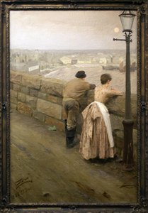 Pescatori di Saint Yves (Morbihan). Dipinto di Anders Zorn, fine XIX-XX secolo. Museo delle Belle Arti di Pau