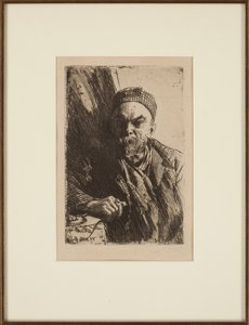 Ritratto del poeta Paul Verlaine 1844-1896, 1895 da Anders Leonard Zorn
