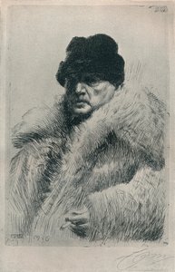 Autoritratto, 1916 da Anders Leonard Zorn