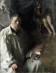 Autoritratto con modella