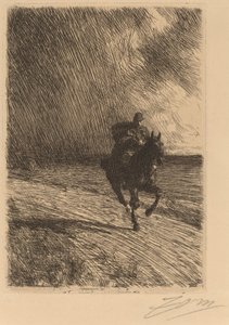 Tempesta, 1891 da Anders Leonard Zorn