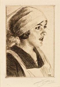 Studio di una donna