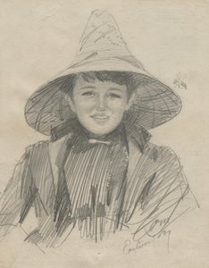 Ada Lymon (Donna con un grande cappello) da Anders Leonard Zorn
