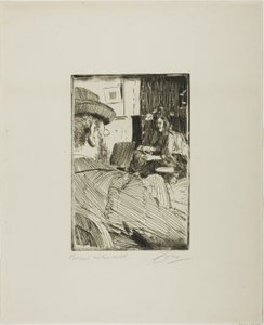 Albert Besnard e il suo modello