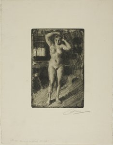 Anna si pettina i capelli