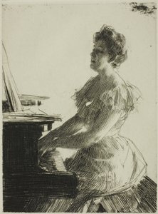 Al Pianoforte da Anders Leonard Zorn