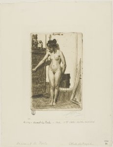 Davanti alla stufa da Anders Leonard Zorn