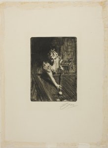 Biliardo da Anders Leonard Zorn
