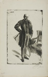 Colonnello Lamont I (intera figura) da Anders Leonard Zorn