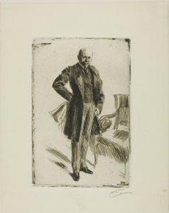 Colonnello Lamont I (intera figura) da Anders Leonard Zorn